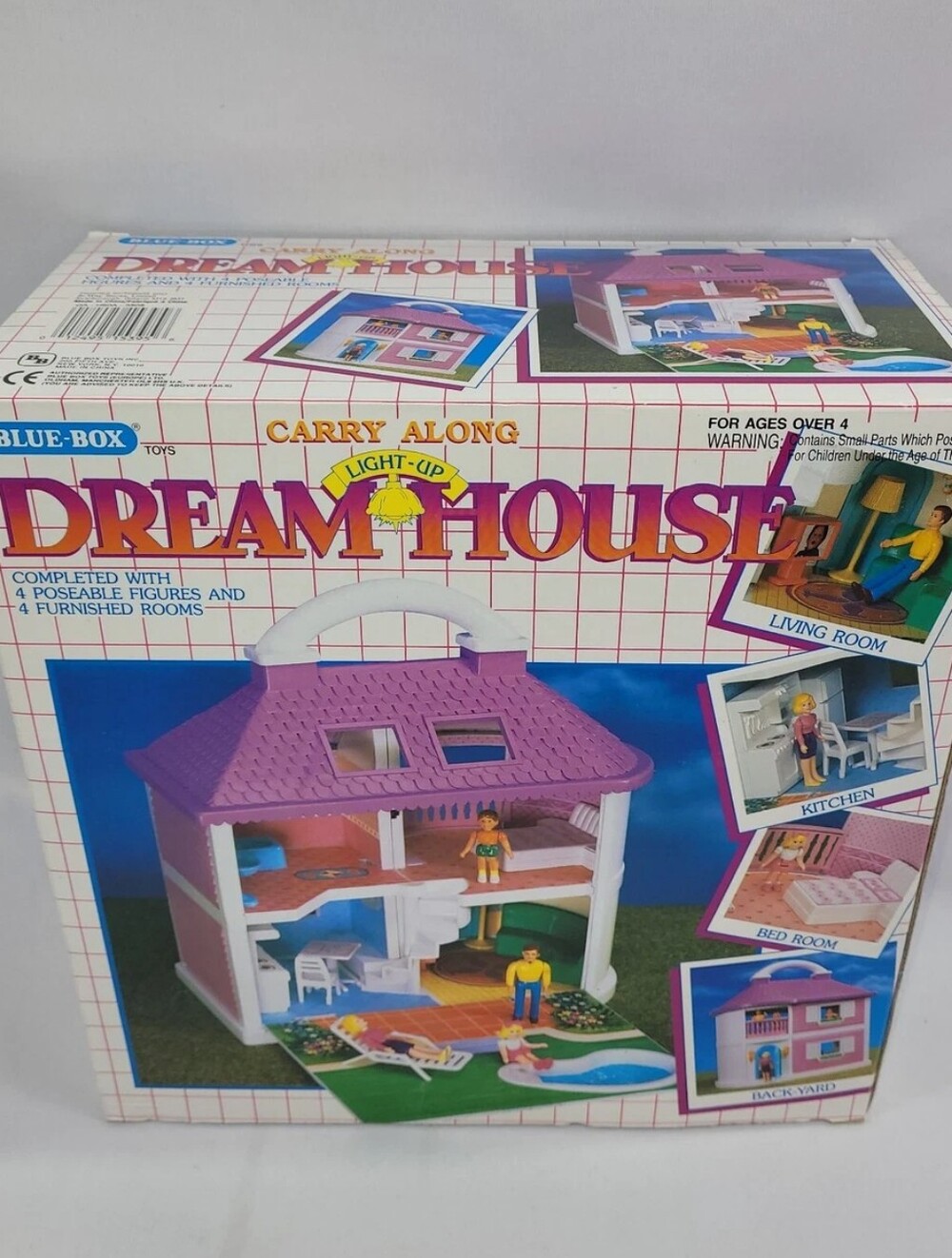 Carry Along Light-Up Dream House Blue-Box Toys Playset & Figures MISB SEALED